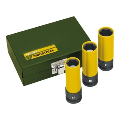 Afbeelding van Proxxon Industrial IMPACT 1/2 23 938 Kracht dopsleutelinzetset (12.5 mm) 3 delig