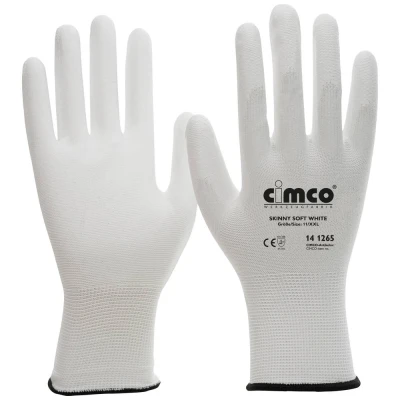 Afbeelding van Cimco Skinny Soft White 141281 Nylon Werkhandschoen Maat (handschoen): 8, M EN 388 1 paar