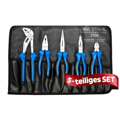 Afbeelding van SW Stahl Z1120 Tangenset 5 met snijfunctie 120, 240, 180, 160, 200 Chroom vanadium staal