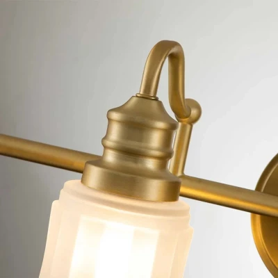 Afbeelding van Quoizel LED Badkamerarmatuur Swell 3W 3000K 300Lm 830 IP44 Dimbaar Brushed Brass