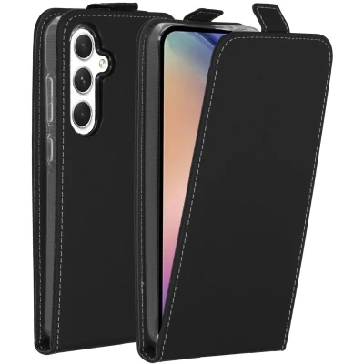 Afbeelding van Accezz Hoesje Geschikt voor Samsung Galaxy A55 Met Pasjeshouder Flipcase Zwart