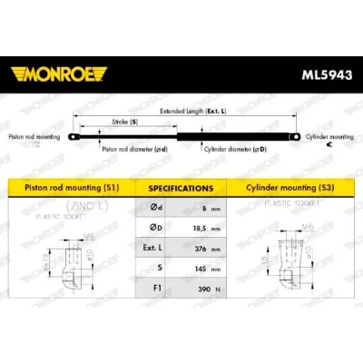 Afbeelding van Monroe Gasveer ML5943
