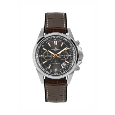 Afbeelding van Jacques Lemans Liverpool Chronograaf, Heren, Maat: One Size, Brown rose gold