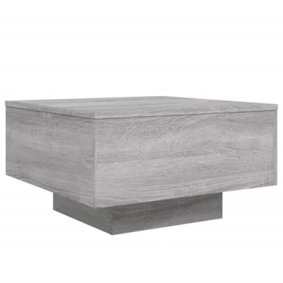 Image de vidaXL Table basse sonoma gris 55x55x31 cm bois d&#039;ingénierie836572