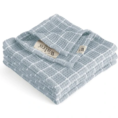 Afbeelding van Vaatdoek Dry with Cubes Jeans Blauw 3x 30x30