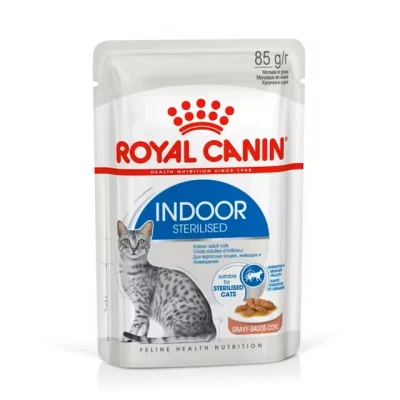 Afbeelding van Royal Canin Indoor In Gravy Kattenvoer 12x85 g