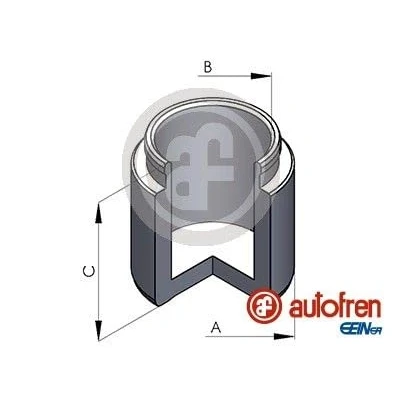 Afbeelding van AUTOFREN SEINSA D025344 Zuiger, remklauw 43 Vooras AKE