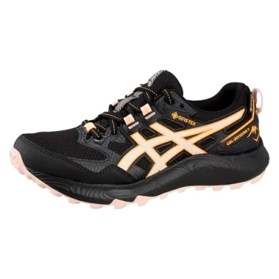 Afbeelding van Asics Gelsonoma 7 GTX Trail hardloopschoenen, Dames, Maat: 37, Black/pearl pink Imitatieleer/ textiel