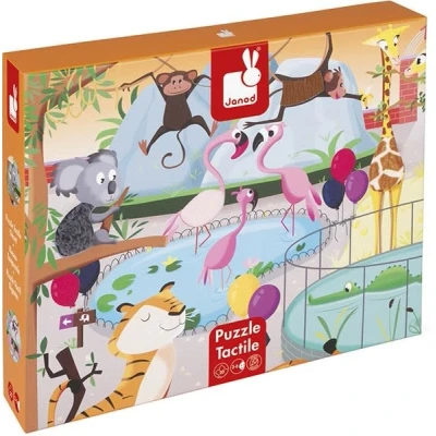 Afbeelding van Janod voelpuzzel een dag in de dierentuin (20st)