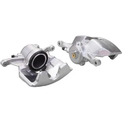 Afbeelding van HELLA 8AN 355 798 551 Remklauw Grijs gietijzer Zonder houder AUDI: A3 Sportback, Saloon, Hatchback, VOLKSWAGEN: Golf 7, 7 Variant