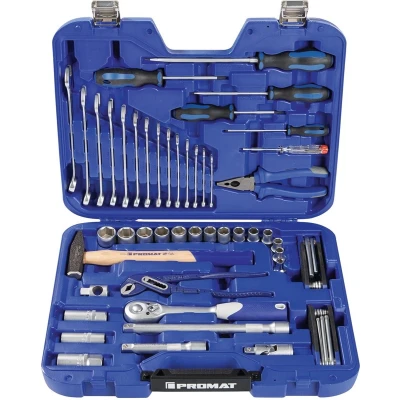 Afbeelding van Promat doppenset 1/2&quot; 47dlg 4000820631