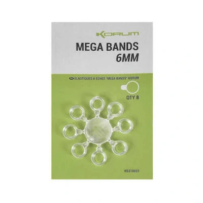 Image de Korum Mega Bands Maat : 8mm