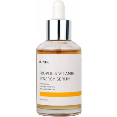 Afbeelding van iUNIK Propolis Vitamin Synergy Serum 50 ml. Nurturing, moisturizing, brightening.
