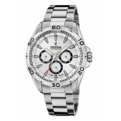 Afbeelding van Festina Chronograaf, Heren, Maat: One Size, Argenté