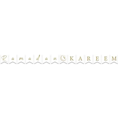 Afbeelding van Ramadan Kareem letterslinger 2 meter