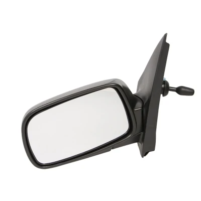 Afbeelding van Buitenspiegel Tyc 336 0038 Links Zwart Instellen: kabel, Bol vormig TOYOTA: Yaris I Hatchback