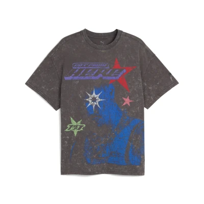 Afbeelding van LaMelo Star Vision T shirt met print voor Heren, Grijs, Maat 4XL PUMA