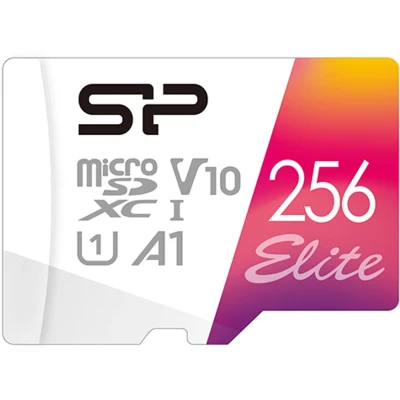 Afbeelding van SD Silicon Power Elite 256 GB MicroSDXC UHS I Klasse 10