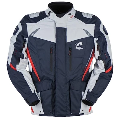 Afbeelding van Furygan Apalaches Blue White Red Motorcycle Jacket S Maat Jas