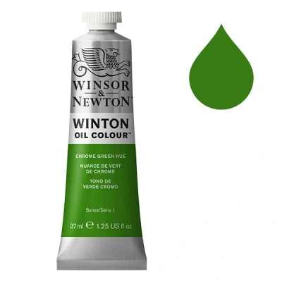 Image de Winsor &amp; Newton Winton peinture à l&#039;huile (37 ml) 145 nuance de vert chrome