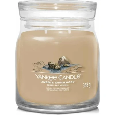 Afbeelding van Yankee Candle Geurkaars Medium Jar Amber &amp; Sandalwood 368 gr