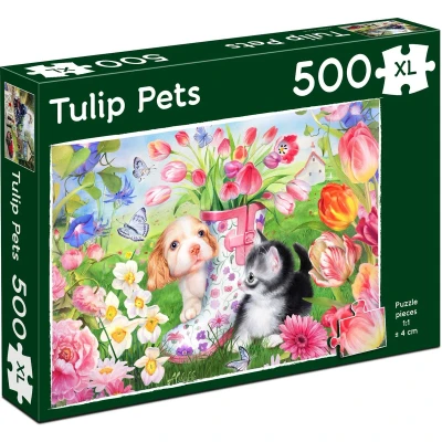 Afbeelding van XL Puzzel Tulip Pets (500 XL)