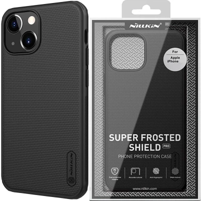 Afbeelding van Nillkin Super Frosted Shield Apple iPhone 14 Plus Hoesje MagSafe Zwart