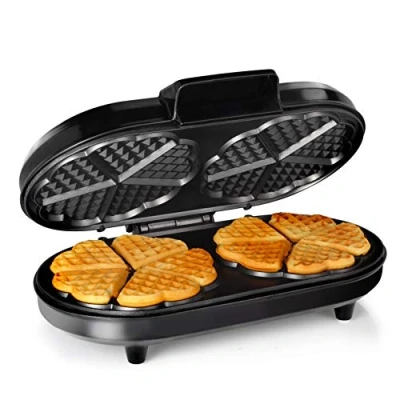 Afbeelding van Wafelijzer voor 10 wafels 1200 W zwart