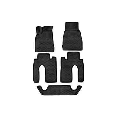Afbeelding van Element Aangepaste 3D rubberen vloermatten voor Tesla Model X 2015 5 stuks