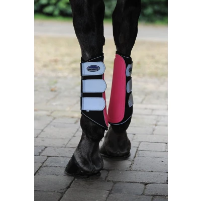 Afbeelding van Weatherbeeta Pijpkousen Reflective Single Lock Roze/Zilver Cob