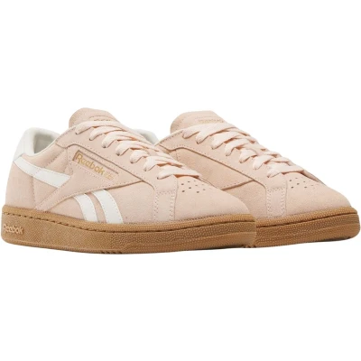 Afbeelding van Reebok Classic CLUB C Grounds UK Sneakers laag, Dames, Maat: 40.5, Washedclay/chalk/gum Veloursleer