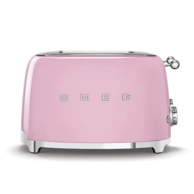 Afbeelding van Smeg Tsf03pkeu Broodrooster 4 Sleuven Sneden Roze