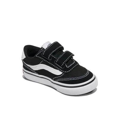 Afbeelding van VANS Brooklyn LS V SUEDE/CANVAS Unisex Sneakers BLACK/WHITE Maat 30