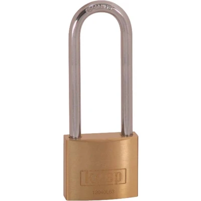 Afbeelding van Kasp K12040L63D Hangslot 40 mm Goud geel Sleutelslot