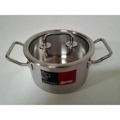 Afbeelding van Spring Brigade kookpot 16 cm hoog met glas deksel