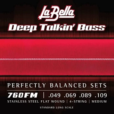 Image de Labella 760FM Jeu de cordes basse électrique Deep Talkin&#039; Bass Flats 49 109