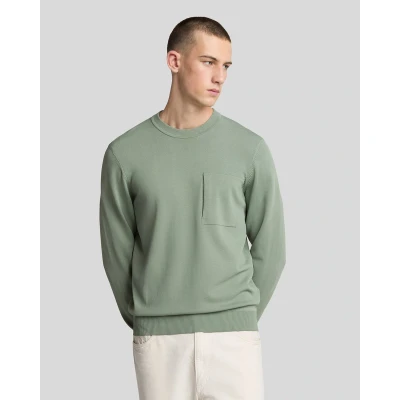 Afbeelding van Pull kn2241v lyle&amp;scott men groen