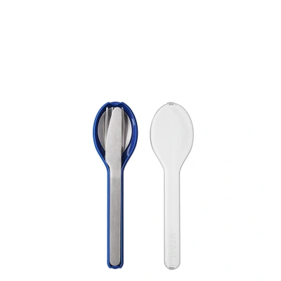 Afbeelding van Mepal Ellipse Bestekset Vivid Blue 3 delig Blauw Bestek