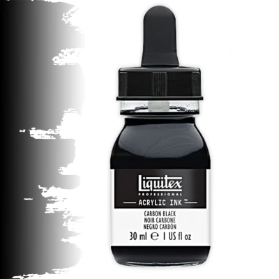 Afbeelding van Professional Acryl Ink! Carbon Black 30ml 337 4260337