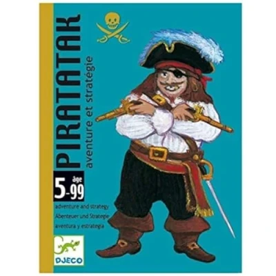 Afbeelding van DJECO Piratatak kaartspel speelkaarten strategiespel voor kinderen