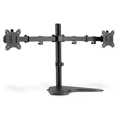 Afbeelding van Digitus DA 90401 Monitor tafelbeugel 2 voudig 38,1 cm (15) 81,3 (32) Zwart, Zwart (mat) Draaibaar, In hoogte verstelbaar, Kantelbaar, Kantelbaar en