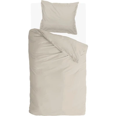 Afbeelding van Walra Dekbedovertrek Vintage Satin 140x220 100% Katoen Zand