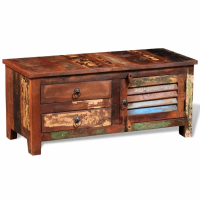 Afbeelding van Tv meubel massief gerecycled hout
