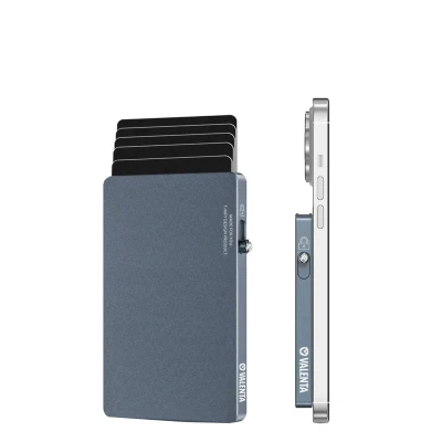 Afbeelding van Valenta Cardprotector Aluminium Magsafe grey