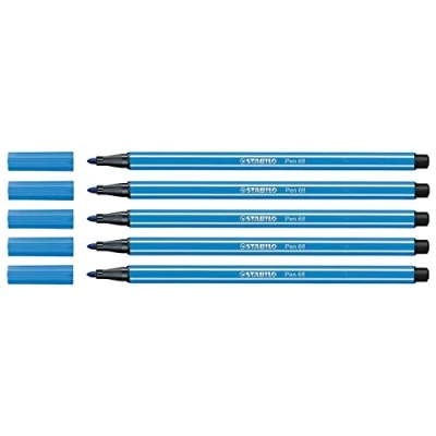 Afbeelding van Stabilo Pen 68 Viltstift, Donkerblauw Viltstift
