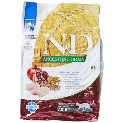 Afbeelding van 5kg Ancestral Grain Adult Kat Kip &amp; Granaatappel Farmina N&amp;D