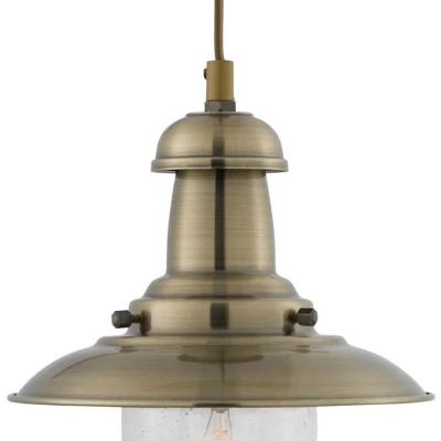 Afbeelding van Searchlight FISHERMAN BABY Hanglamp 1 Lichts Bruinbrons
