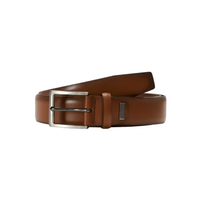 Afbeelding van bugatti Regular Riem, Heren, Maat: 80, Cognac