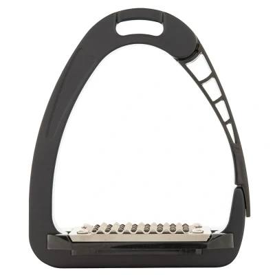 Image de Acavallo Étriers Arena AluPRO Junior Noir/Noir 10.5 cm