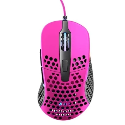 Image de Xtrfy M4 RGB Souris pour droitiers optique filaire USB rose